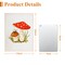 12"x15.9" Mushroom Wall Decor Canvas Wall Art 3 Piece Framed Wall Art